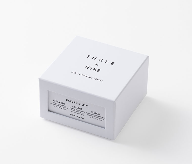 THREE × HYKE AIR PLANNING SCENT REVERSIBILITY | THREE（スリー）