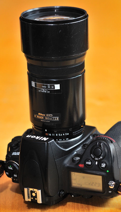 through the Nikon F-Mount - Nikon AF Nikkor 180mm f/2.8 review
