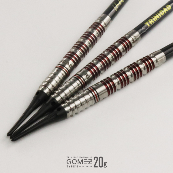 ダーツ バレル TRiNiDAD Undisputed GOMEZ14 20g 山田勇樹 選手モデル