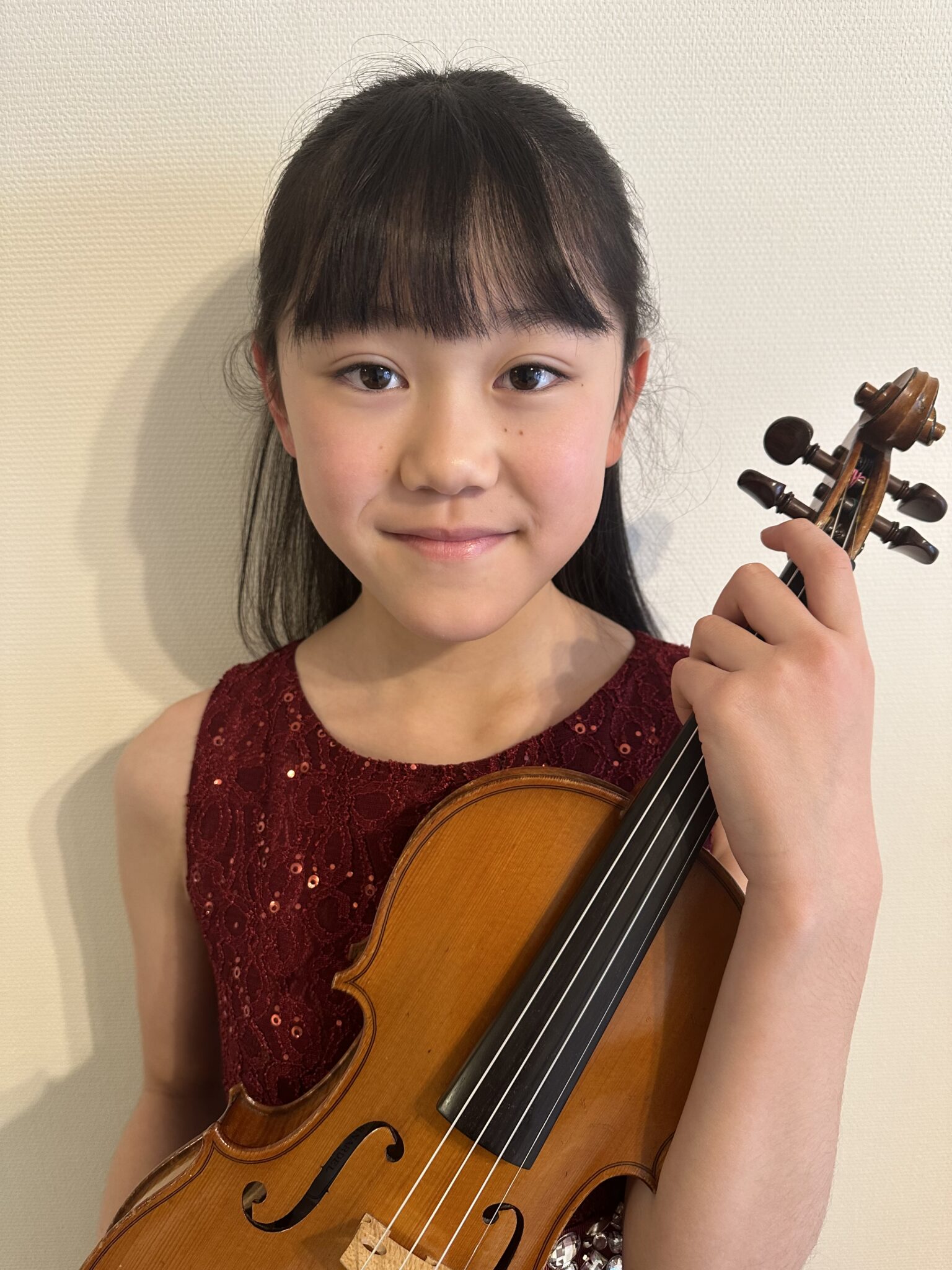 田中咲良さん（ヴァイオリン部門小学4年生の部第1位）第46回全日本