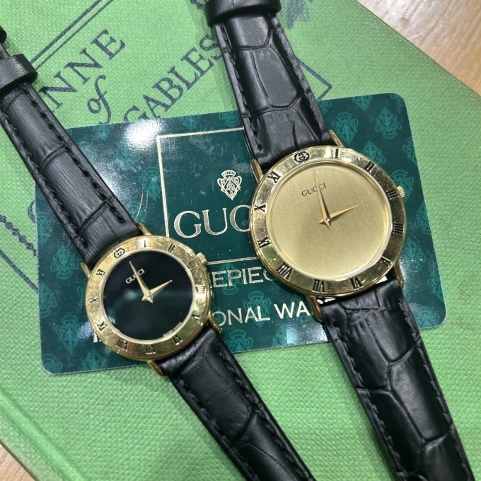 ヴィンテージ GUCCI】ペアにもおすすめ！上品さが感じられるモデル