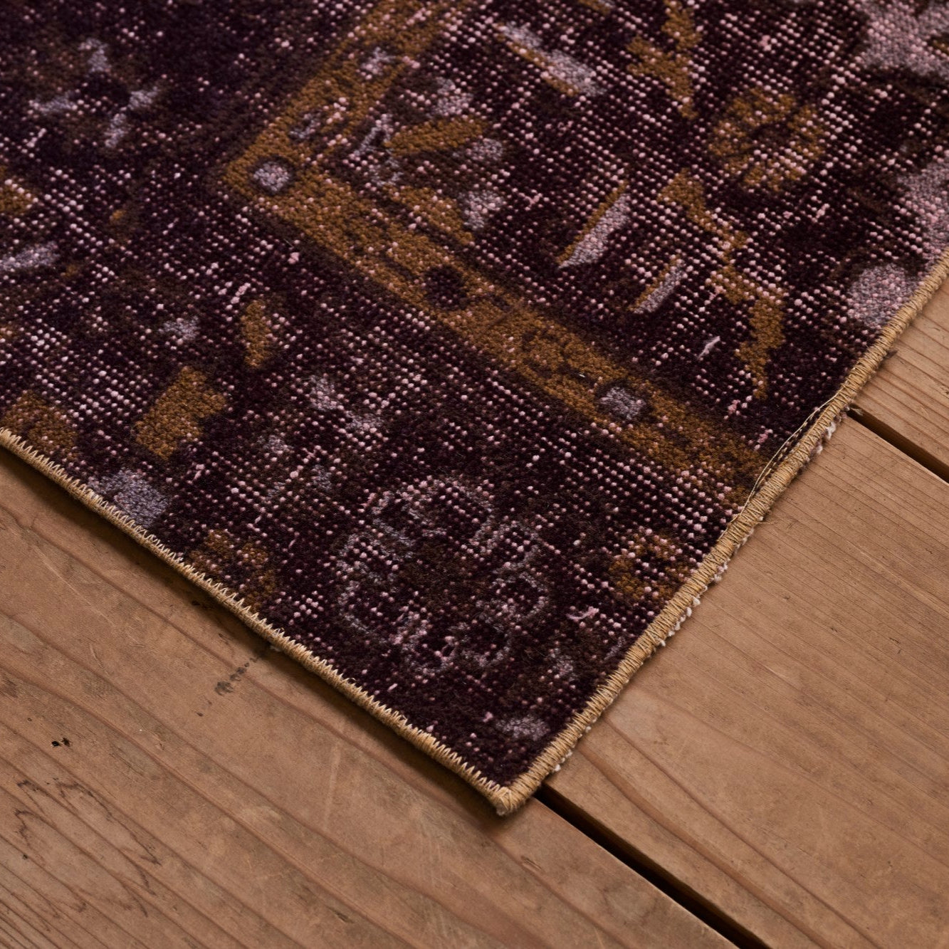 ヴィンテージラグ | トルコ・ドアサイズ No.03 | 赤紫色 | 84×43 – tiflo