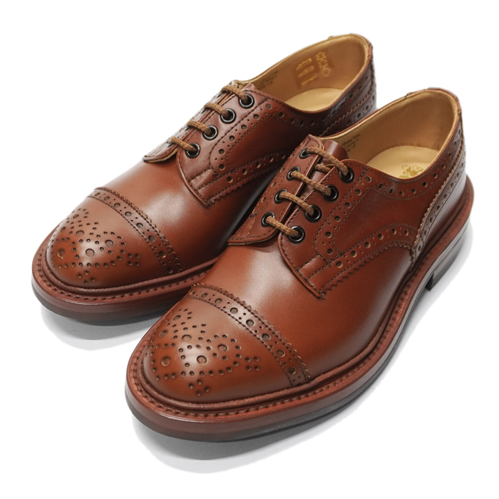 Tricker's（トリッカーズ）キャップトゥブローグシューズ（ダイナイト