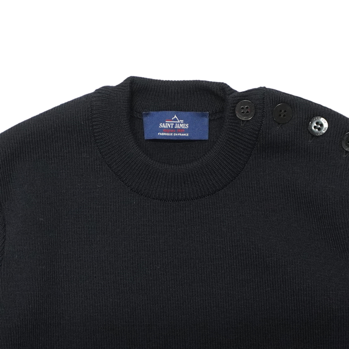 SAINT JAMES（セントジェームス）CANCALE（肩ボタンプレーンセーター