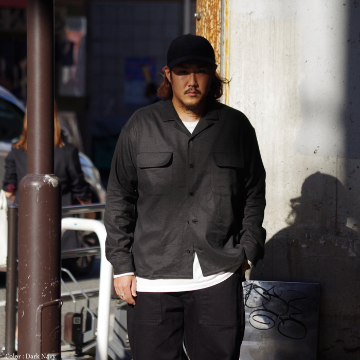 Nigel Cabourn（ナイジェル・ケーボン）OPEN COLLAR SHIRT（オープン