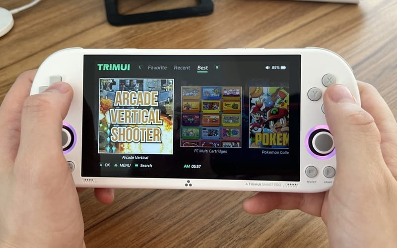 HANHIBR Trimui Smart Pro』レビュー、PSPのゲームも快適に遊べる高