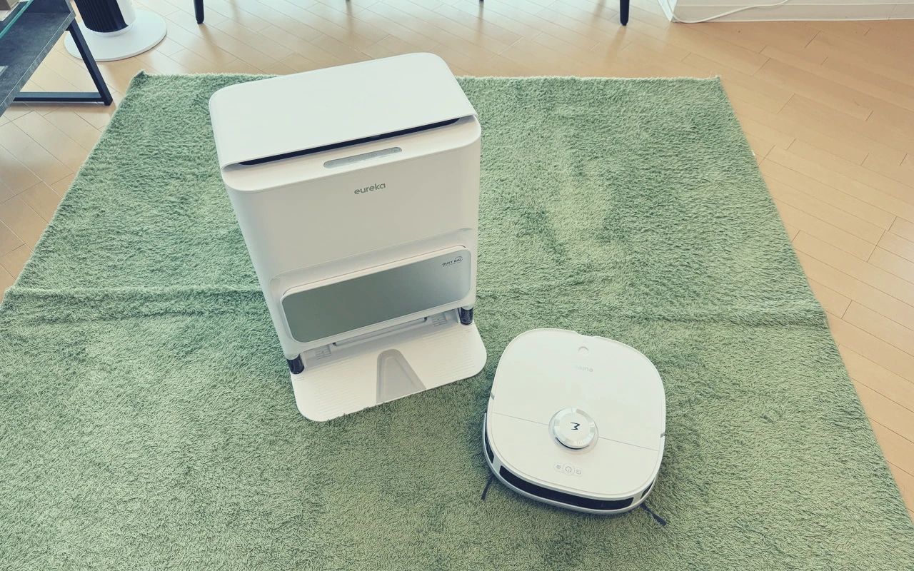 EUREKA J12 Ultra ロボット掃除機』レビュー、ゴミ収集・モップ洗浄