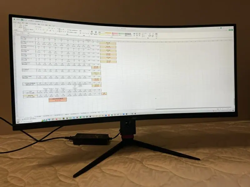 Jlink D34QR4K』レビュー | 仕事からゲーミングまで適した曲面ウルトラ