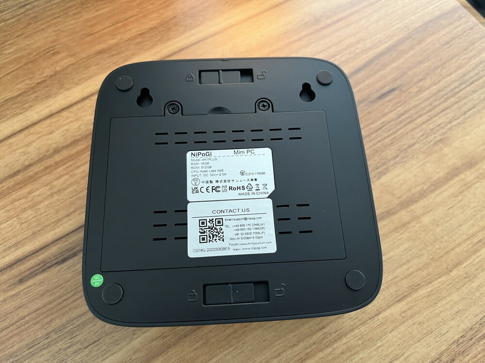 NIPOGI AK1Plus』レビュー | 第12世代Intel N95搭載、そこそこ使える