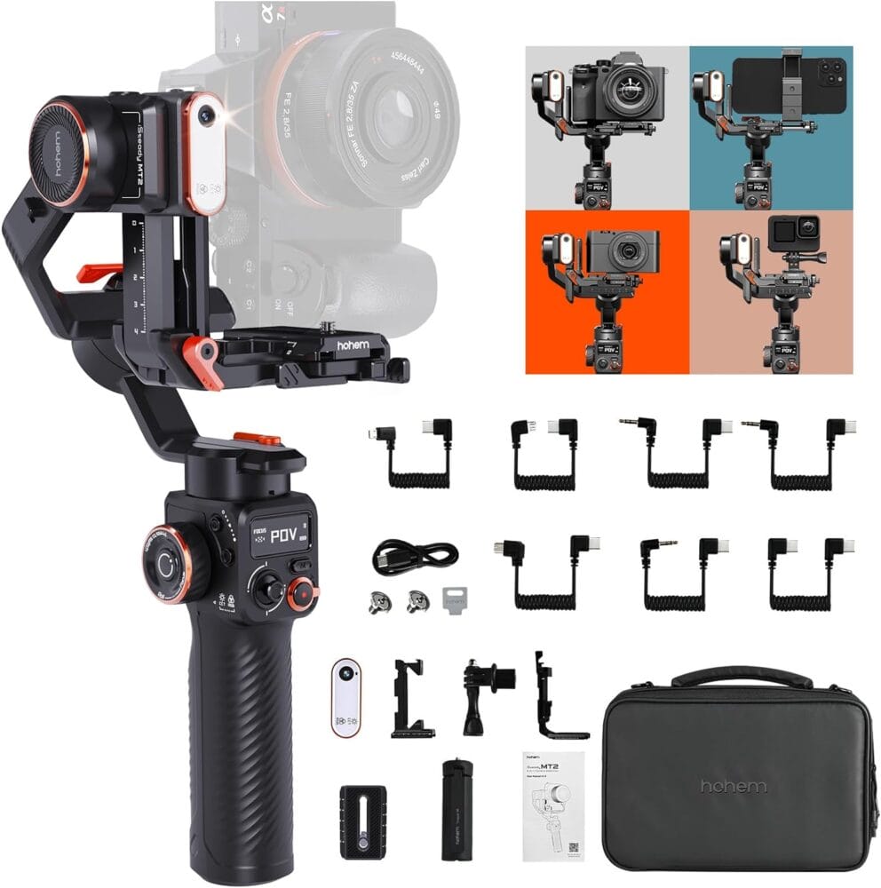 Hohem MT2 Kit』レビュー | スマホ・一眼カメラ対応、3軸手ブレ補正