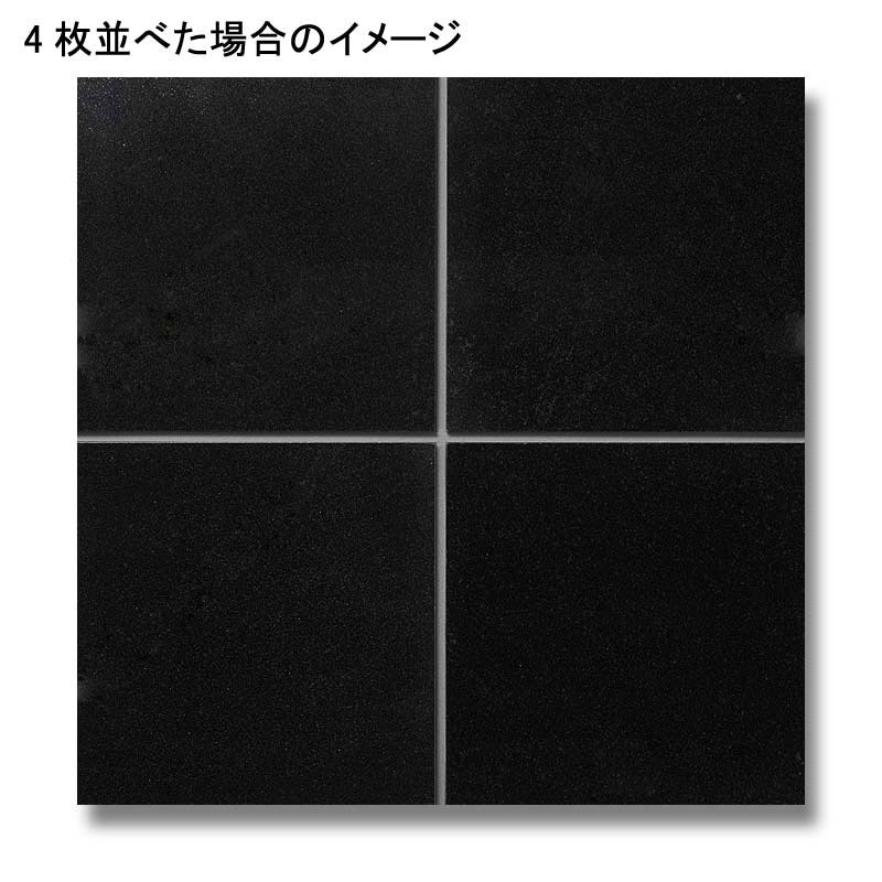 山西黒 300角本磨き 御影石 (メーカー: XRO) 11938XRO | タイルライフ