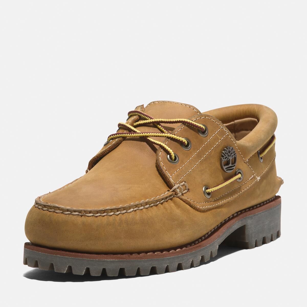 Buy Men's Authentic 3-Eye Classic Lug in Wheat Full Grain - Online