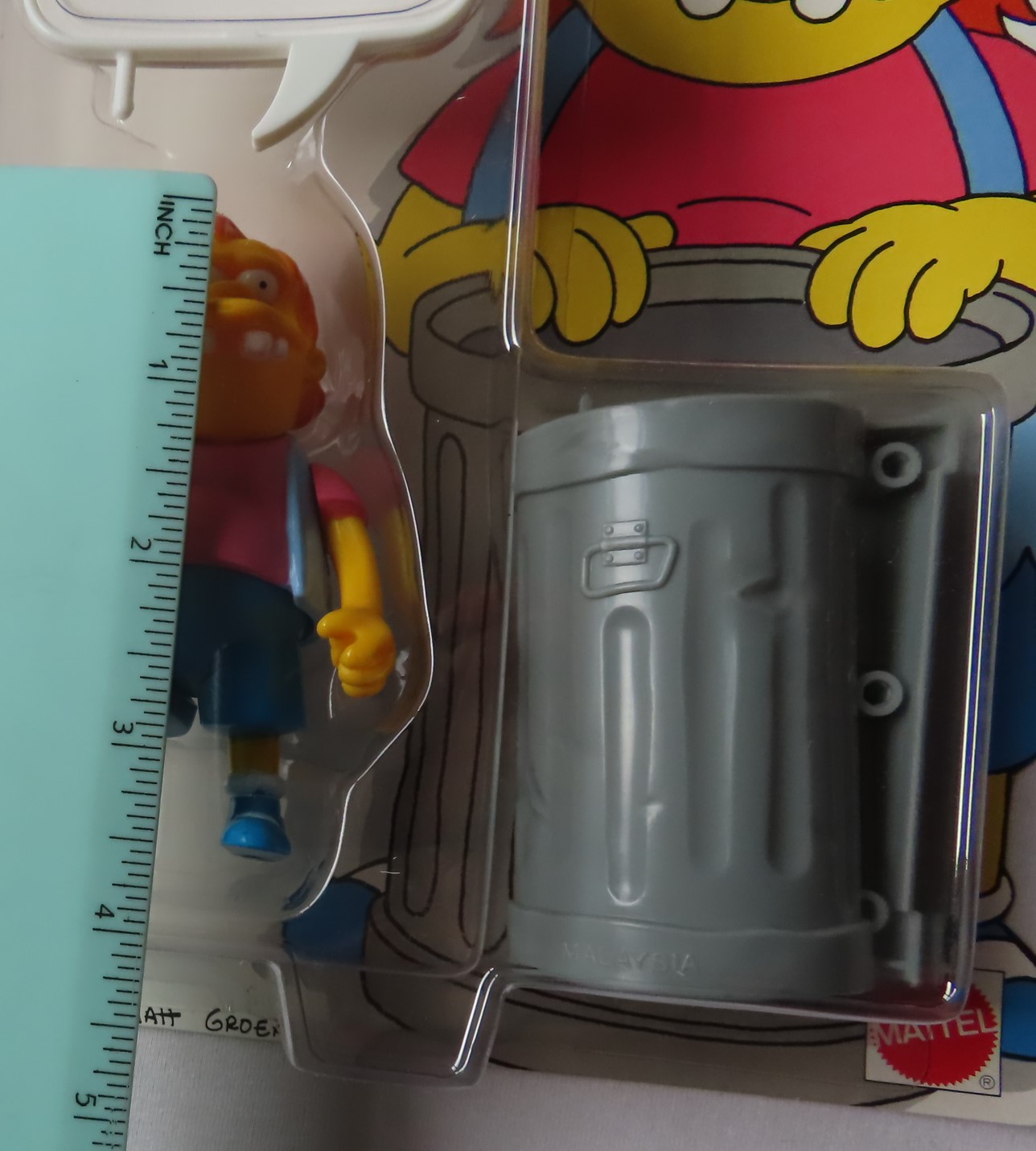 The Simpsons Nelson Action Figure by Mattel in 1990