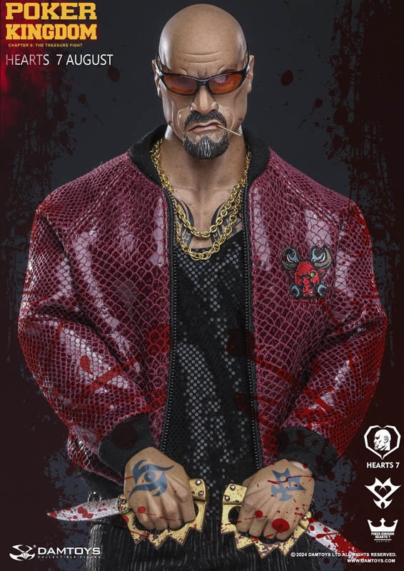 August Hearts 7 Deluxe Version - Poker Kingdom - DAM Toys 1/6