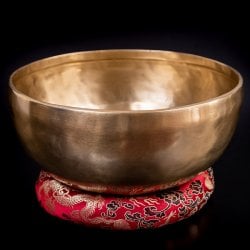 一点物】アンティックシンギングボウル【音階:F】約1520g(スティック