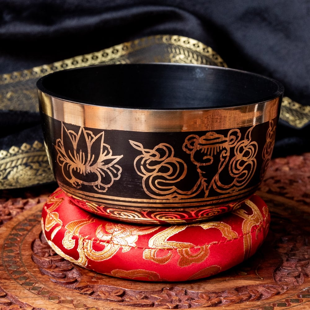 送料無料 シンギングボウル ブラックシンギングボウル シンギング