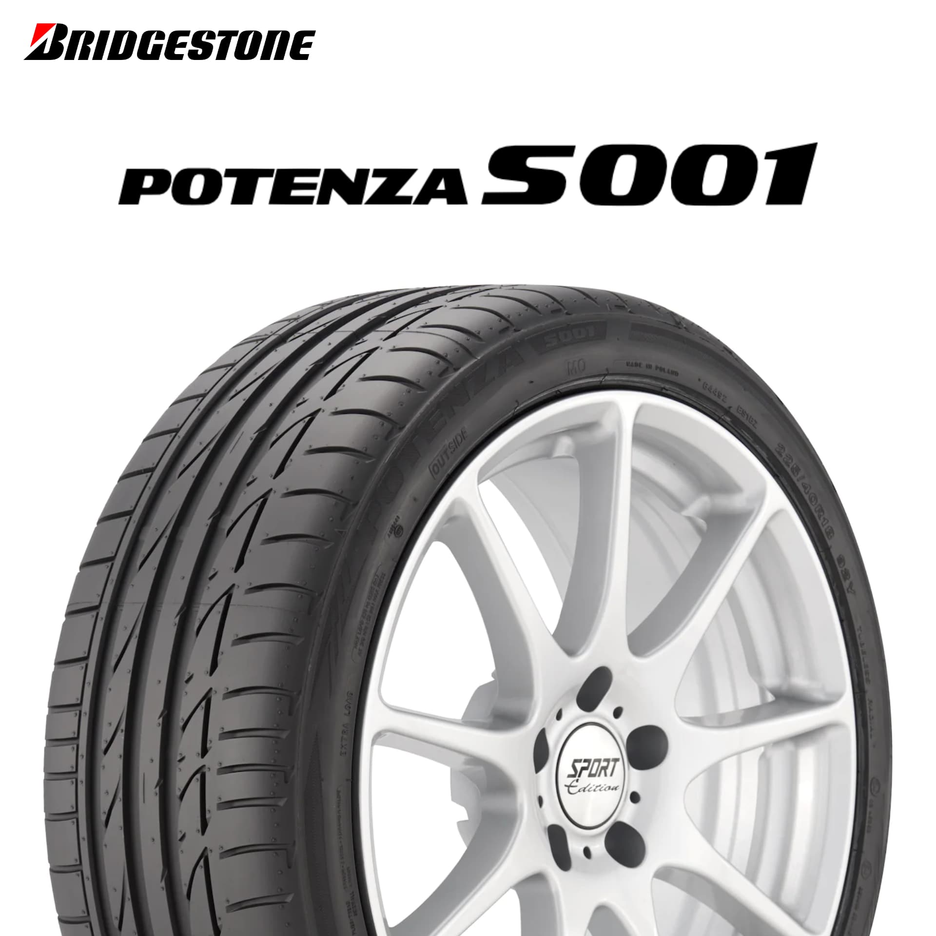25年製 205/50R17 89W RFT ☆ ブリヂストン POTENZA S001 （ポテンザ