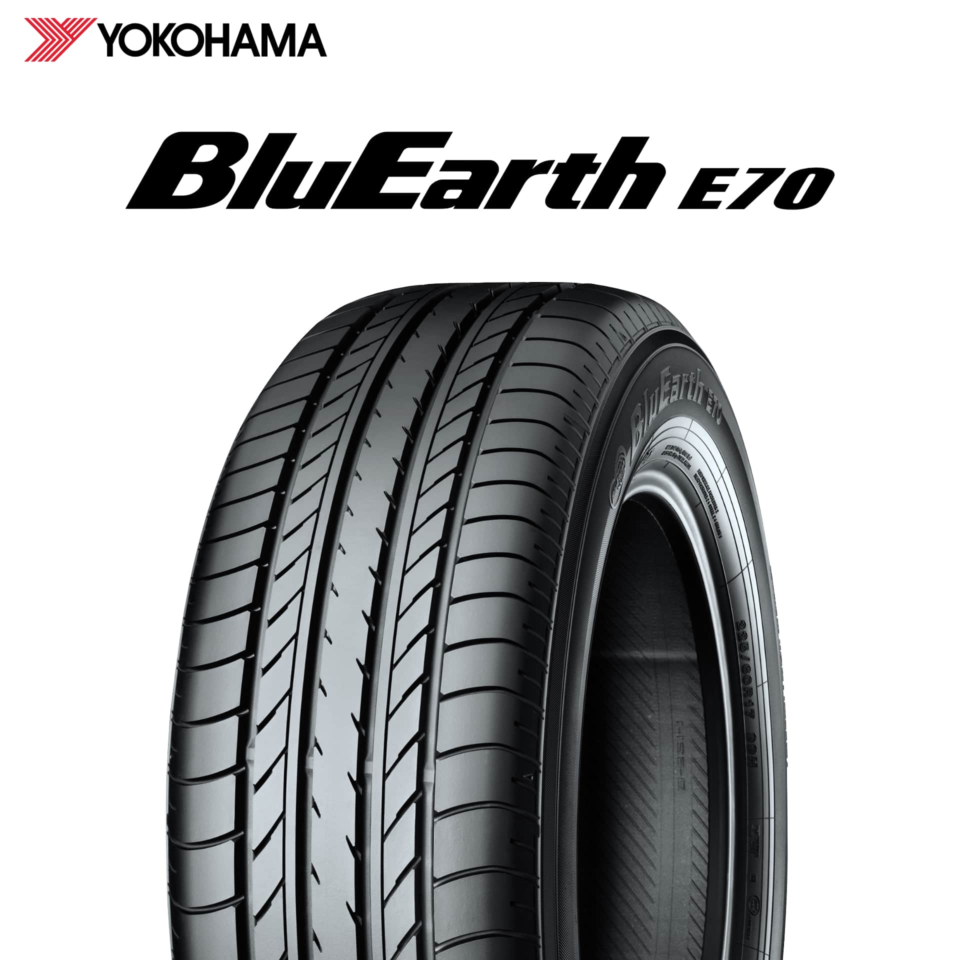24年製 日本製 225/55R18 98H ヨコハマタイヤ BluEarth E70BZ （ブルー