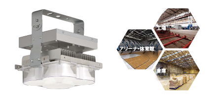 LED高天井器具 軽量ハイスペックタイプ（工場、倉庫、アリーナ、体育館