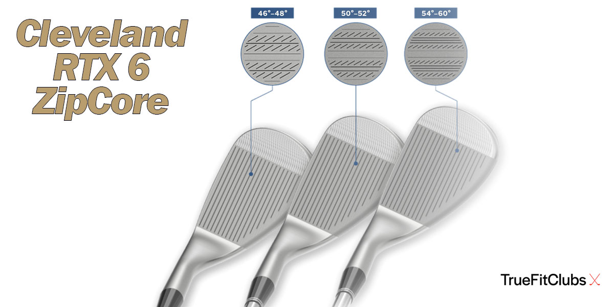 Cleveland RTX 6 ZipCore Wedges - True Fit Clubs