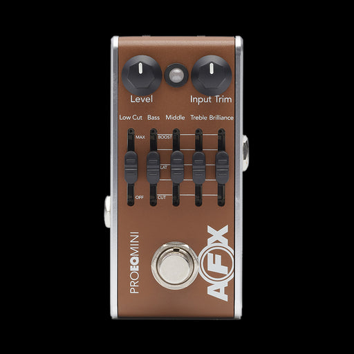 Fishman AFX Pro EQ Mini Acoustic Preamp And EQ Pedal — Truetone Music