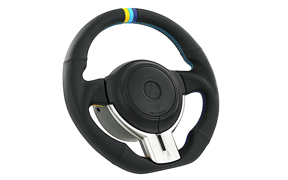 ZN6/ZC6前期】GReddy ステアリングオールレザー 3色ステッチ センター