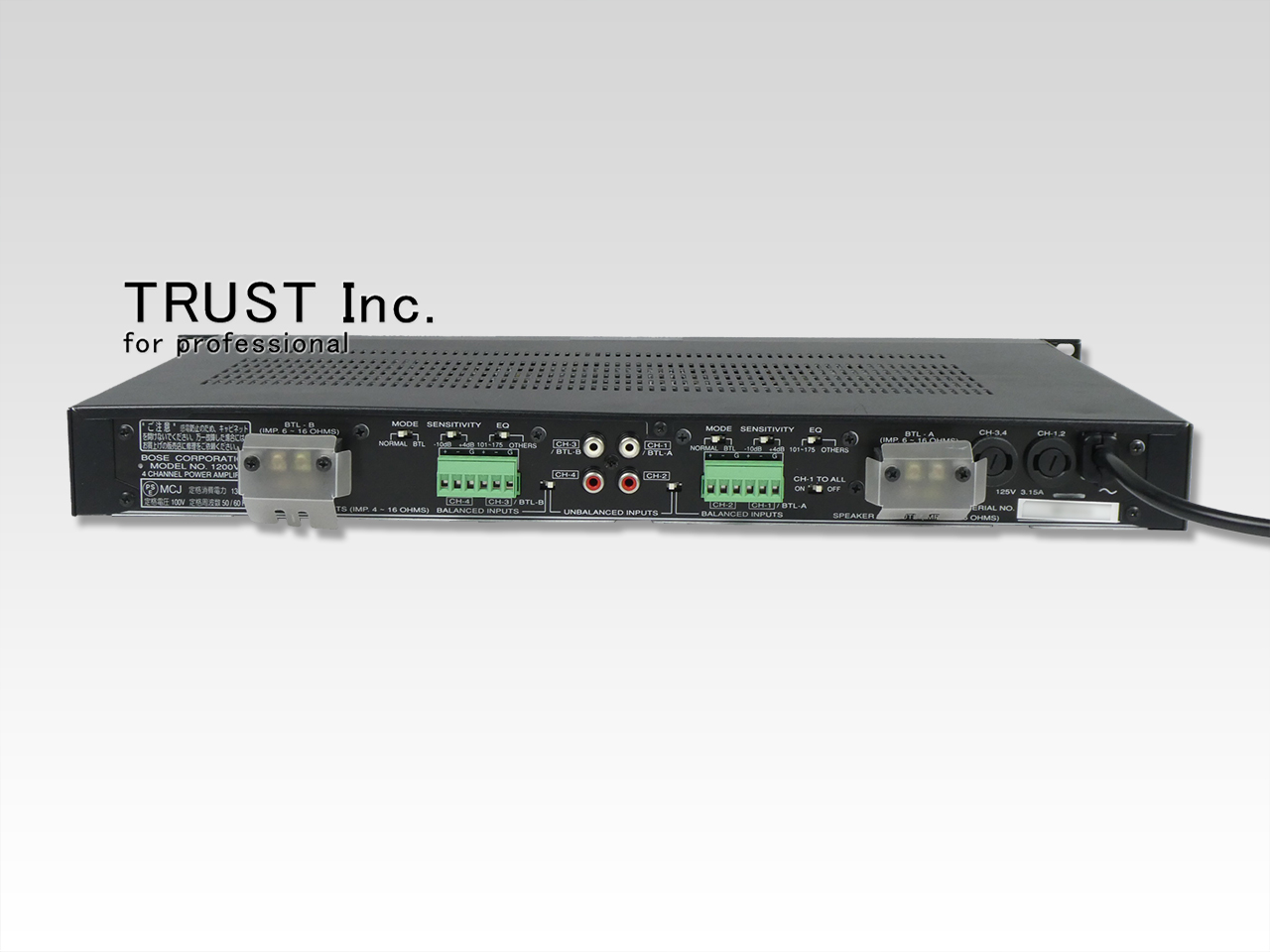 1200VI / 4ch Power Amplifier【中古放送用・業務用 映像機器・音響