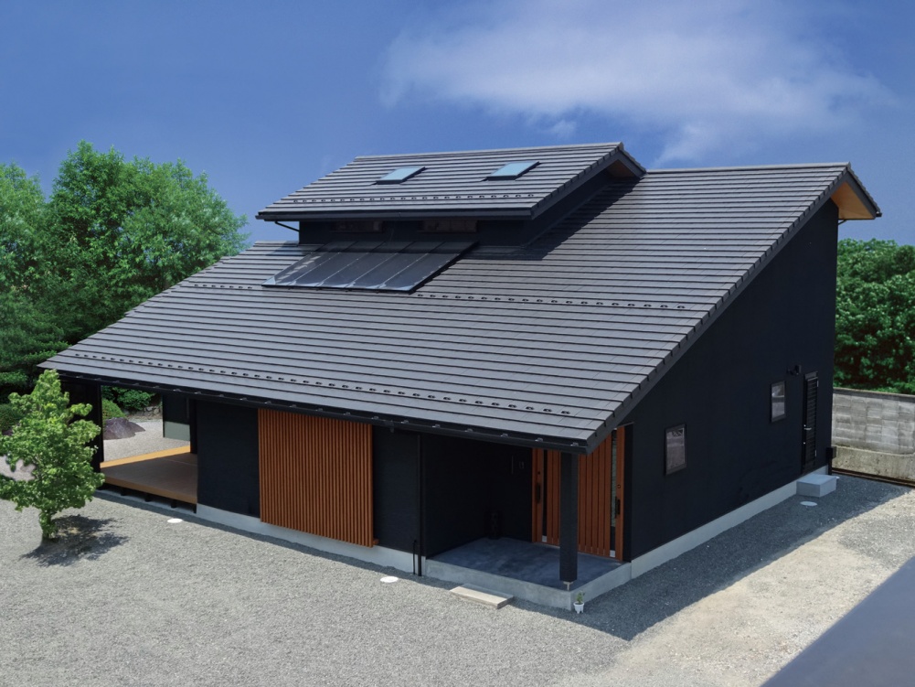 施工事例165－クールブラック | 施工事例 | 【三州瓦】防災瓦の株式