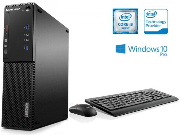 Desktop Lenovo S510 SFF / i3-6100 / 4GB / 500GB / W10 Pro / No