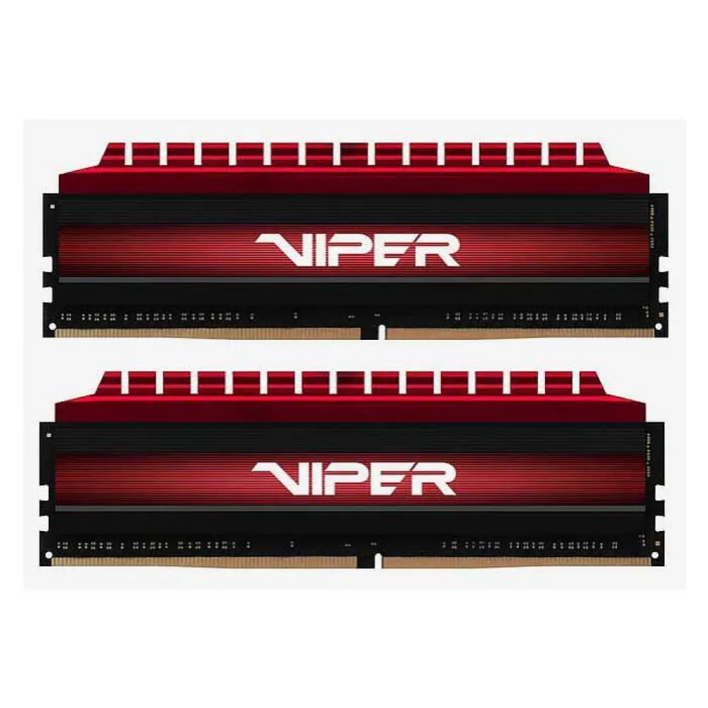 Patriot Viper 4 PV432G320C6K 32GB 2x16GB DDR4 3200Mhz RAMメモリ 赤