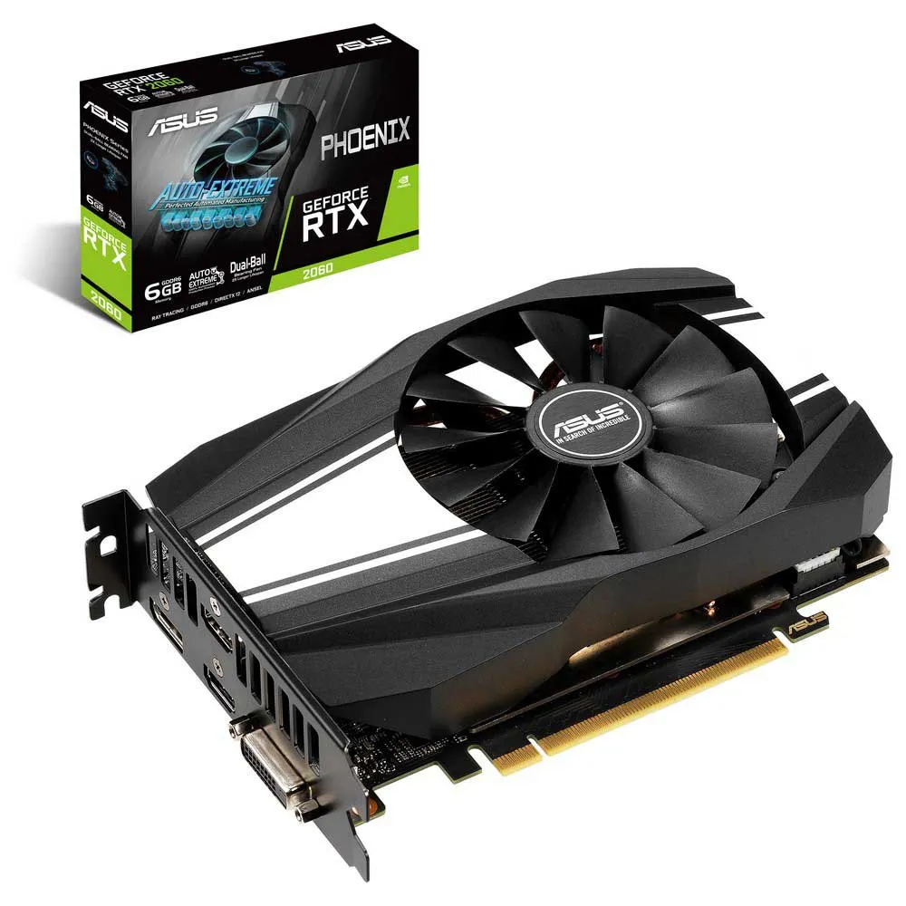 Asus Phoenix GeForce RTX 2060 6GB GDDR6 Graphic Card | Techinn