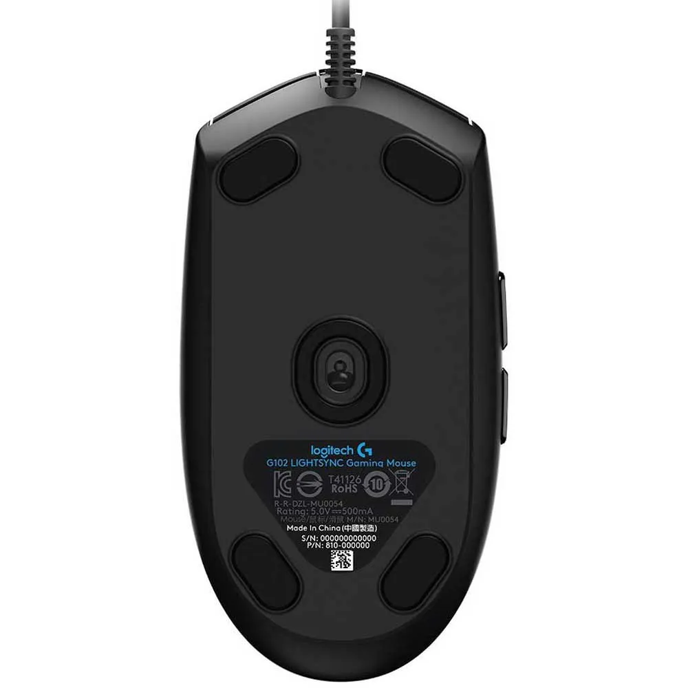 Logitech G102 Lightsync USB 200-8000 DPI マウス 黒 | Techinn