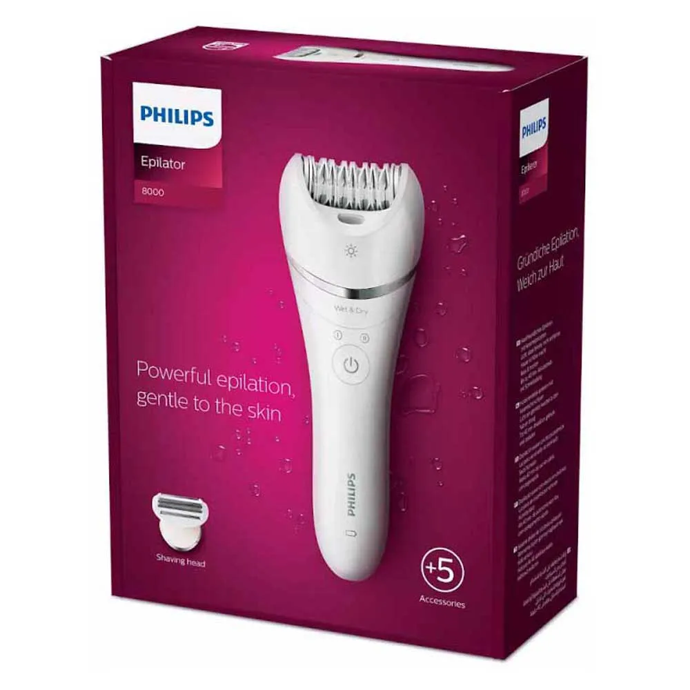 Philips Series 8000 脱毛器 白 | Techinn