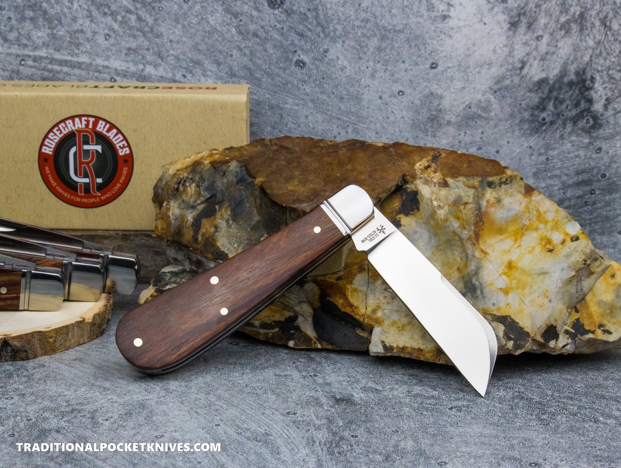 RoseCraft Blades Lick Creek Loom Fixer Genuine Rosewood (RCT025