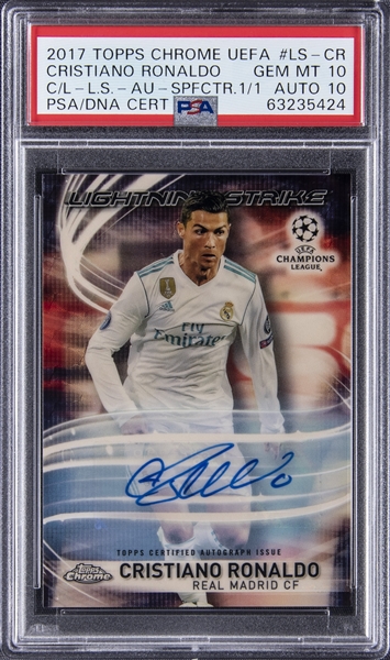 日本からのクリロナ「1 of 1」オートは139万円！ 歴代3位タイの高額