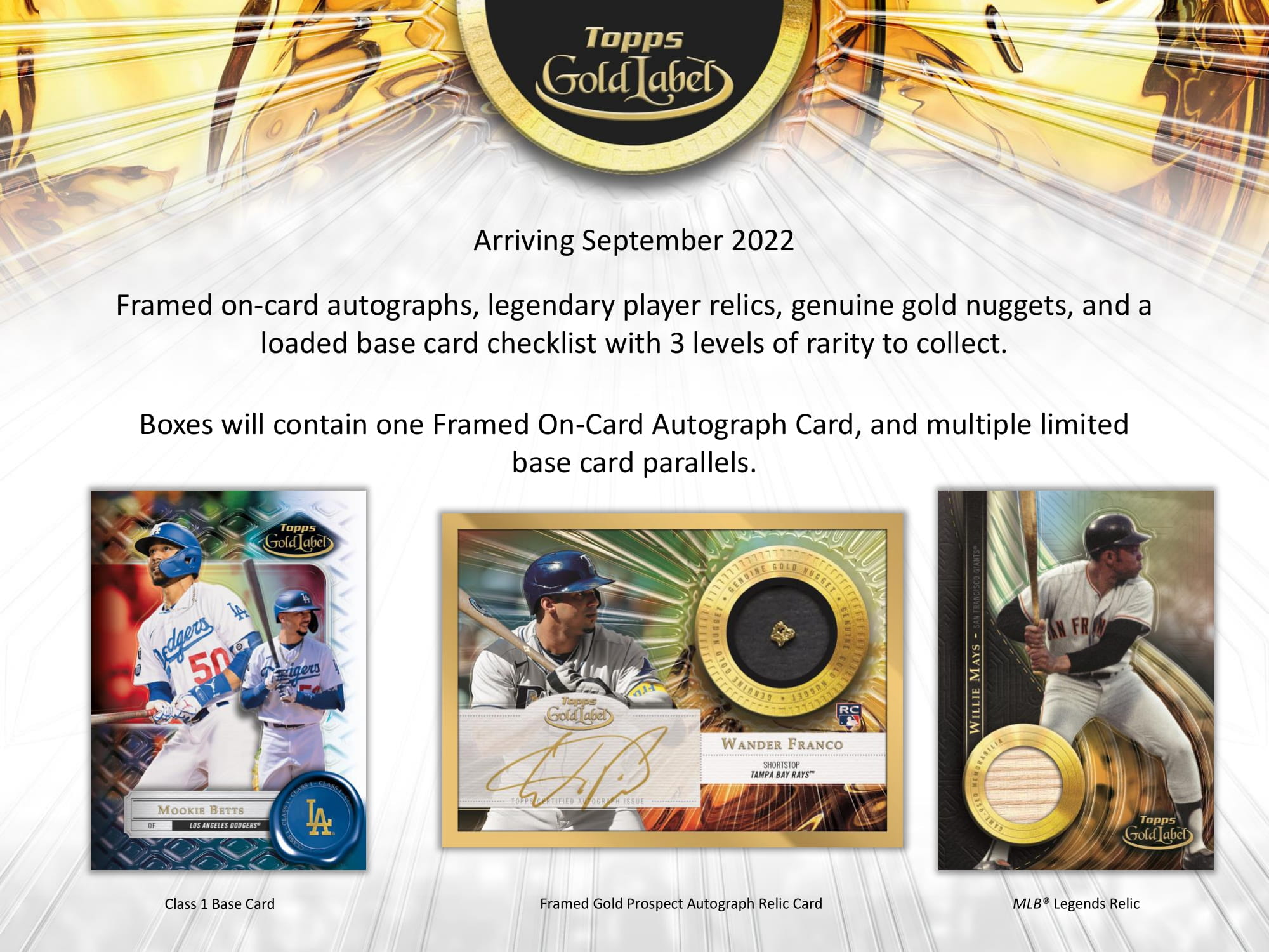 ⚾ MLB 2022 TOPPS GOLD LABEL BASEBALL HOBBY【製品情報】 | Trading