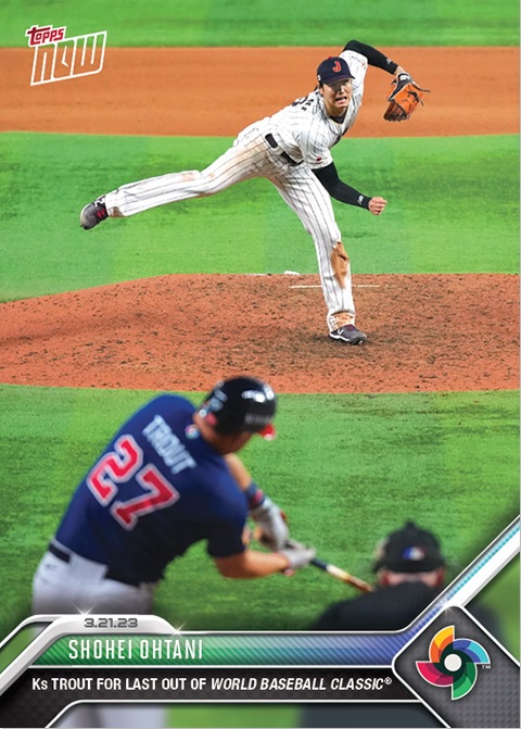 トラウトが伝説のWBCトレカを紹介！ 大谷とのコンボサインで超お宝に