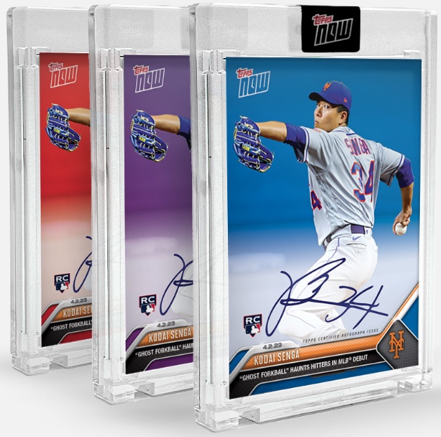 千賀がメジャー初登板初先発初勝利！ いきなりサインカードも出た