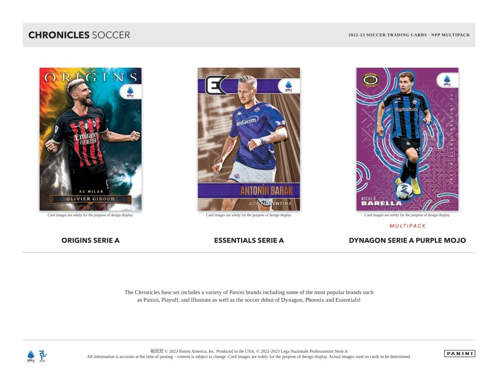 ⚽ 2022-23 PANINI CHRONICLES SOCCER MULTI PACK【製品情報
