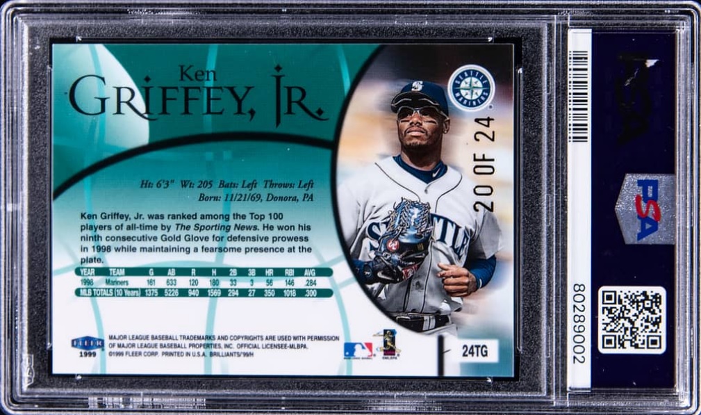 華麗なスイングのグリフィーが405万円！ 1年限りの幻のブランド