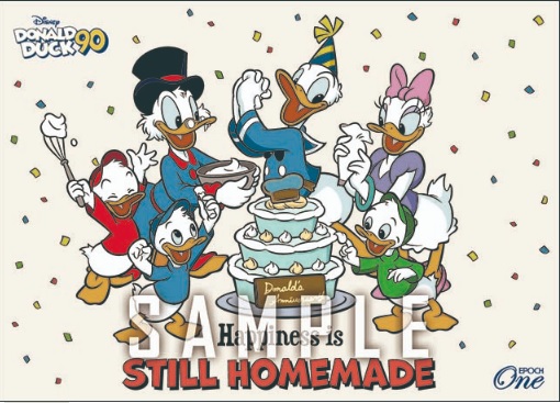 ドナルドダックのバースデーカード全7種類を発売！「エポワン」の人気