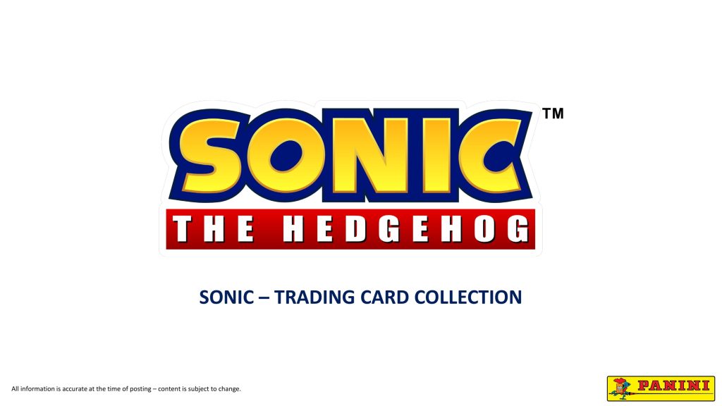 2024 PANINI SONIC THE HEDGEHOG TRADING CARDS STARTER PACK【製品