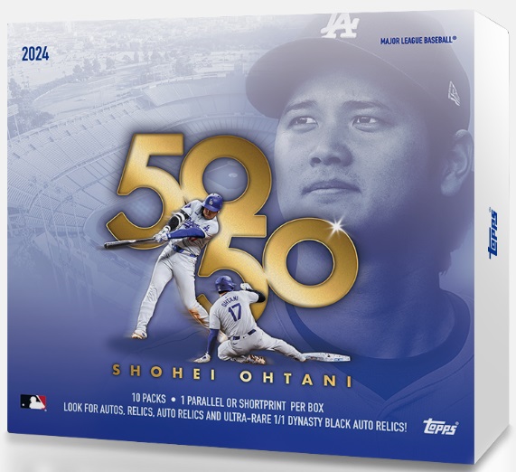 大谷の「50-50」トレカを新発売！ お宝カードを多数、封入で完売必至