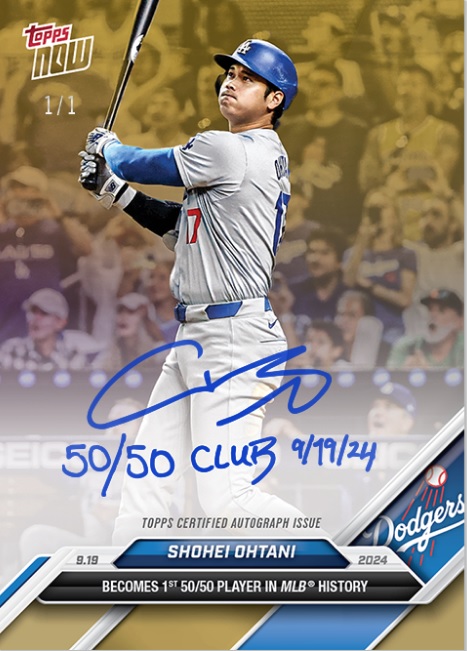 6億6,732万円！ 大谷の「50-50」ボールが史上最高額を記録！【Goldin