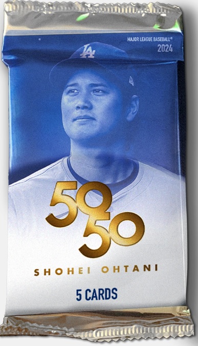 大谷の「50-50」トレカを新発売！ お宝カードを多数、封入で完売必至