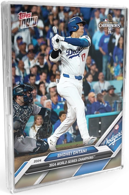 ドジャースがワールドシリーズ制覇！ 世界一決定から1時間で大谷サイン