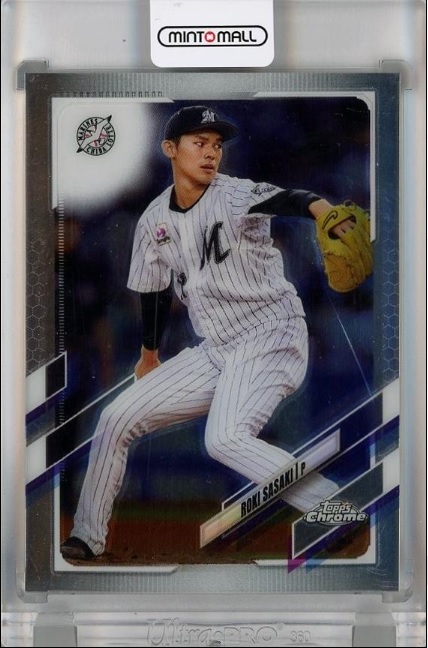 佐々木朗希のTOPPS「2021 NPB CHROME」が1位に！ 世界が狙うアイコン