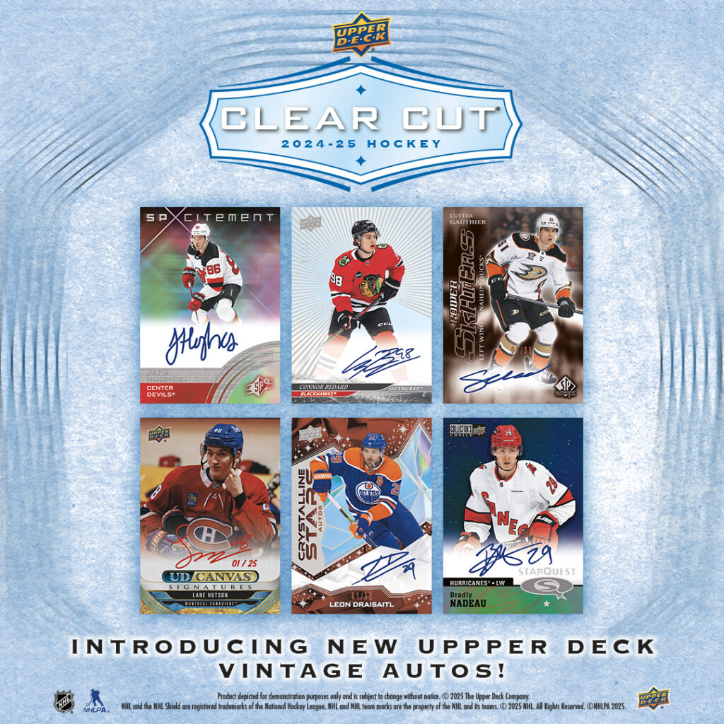 NHL 2024-25 UPPER DECK CLEAR CUT HOCKEY HOBBY【製品情報
