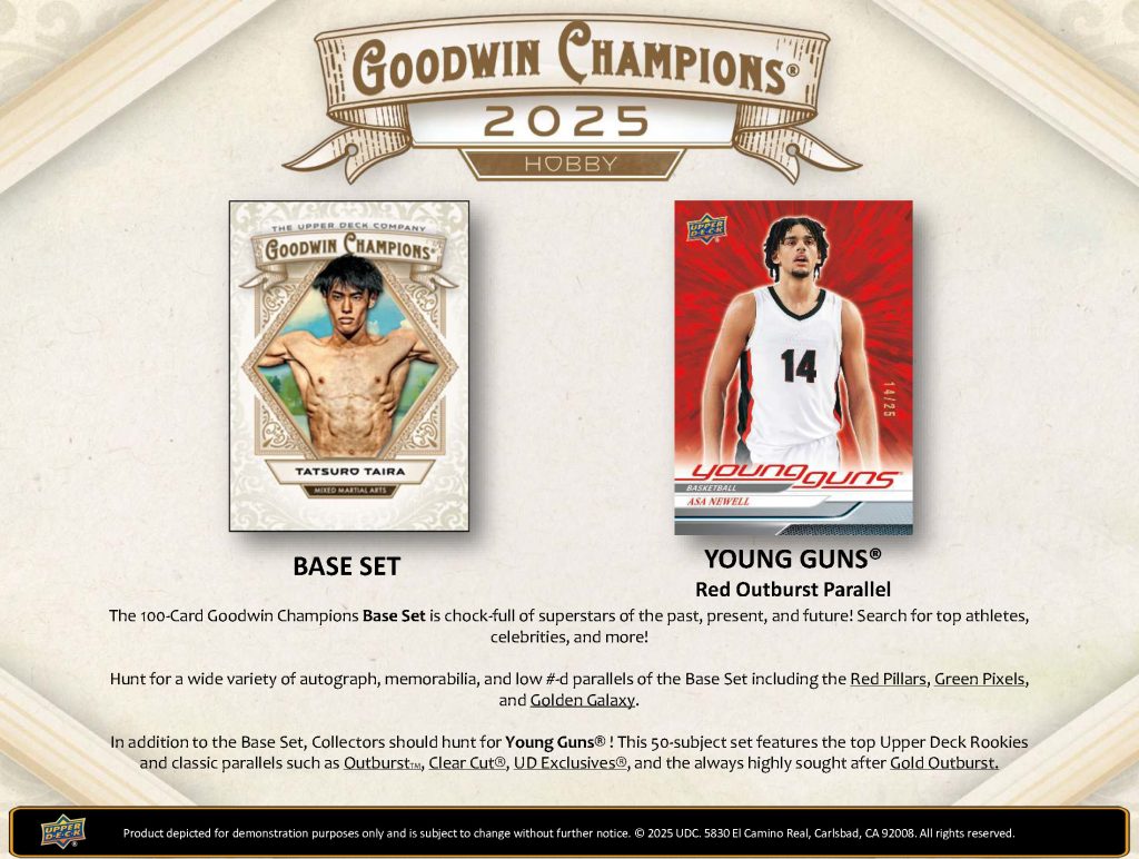 2025 UPPER DECK GOODWIN CHAMPIONS HOBBY ASIA【製品情報】 | Trading