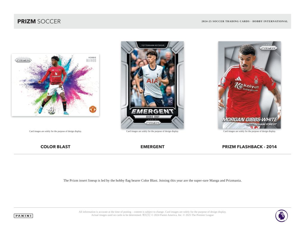 製品情報】⚽ 2024-25 PANINI PRIZM PREMIER LEAGUE SOCCER HOBBY